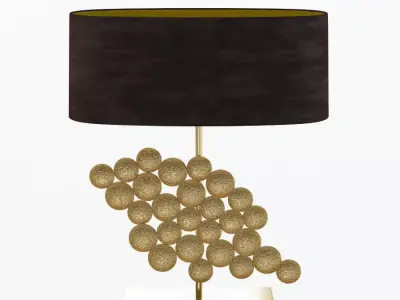 Villa Lumi - Ethnic Table Lamp 3D model