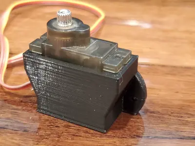 RC MICRO 9 GRAM - 90 DEGREE SERVO BRACKET 3D print model