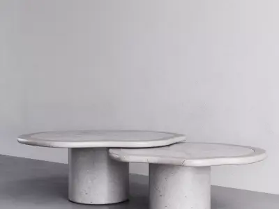 Joan Duo Onyx Coffee Table 3D model