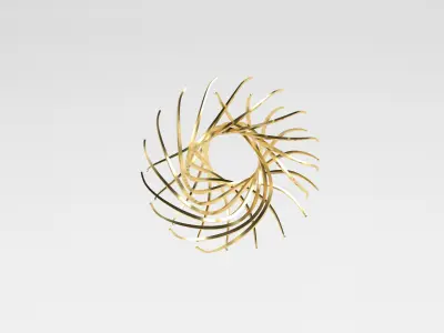 Abstract Shape v2 004 Low-poly 3D model