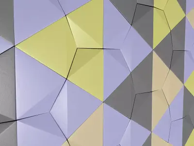 3D decorative panel 3D model