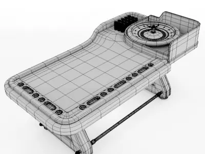 Roulette Table 3D model