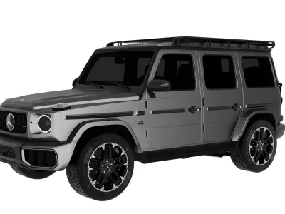 Mercedes-Benz G63 AMG 2025 Offroad Package PRO Low-poly 3D model