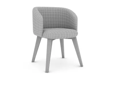 modern chair model 07 3D model Low-poly 3D model