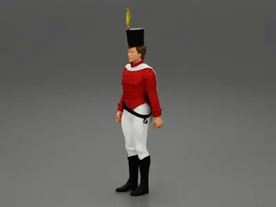nutcracker man with and without sword 3D print model