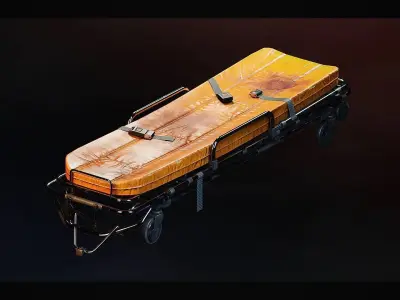 Ambulance - Interactable Vehicles UE4 UE5 Low-poly 3D model