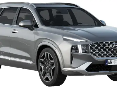 Hyundai Santa Fe 2021 3D model