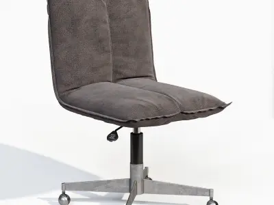 RH LAGUNA STORAGE DESK 3D model