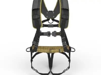Full Body Harness Low-poly 3D model