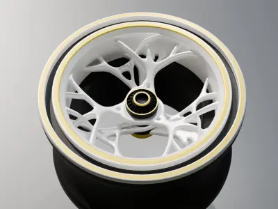 Concept rim white 3D model