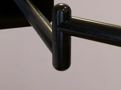 Low poly lamp model decoration furniture model 3d blender Free low-poly 3D model