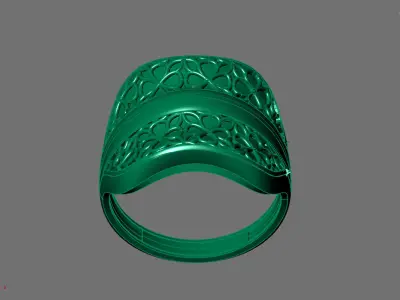 Women Ring Plain Ring Ready STL 3DM Models Womens Rings 3D print model 22