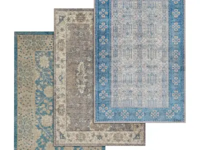 Rug Set 1826 3D model