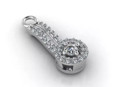 Women Pendants 3DM STL Pendant Renders Details 3D print model 3D print model