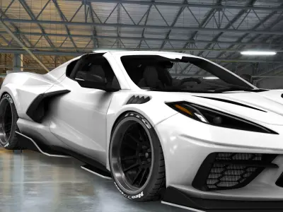  Chevrolet Corvette C8 3D model