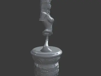 Egyptian cleopatra Bust 3D print model