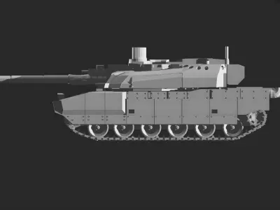 Leclerc mbt 3D print model