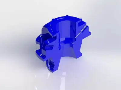 Liquid Fuel Thrust Chamber 3D model