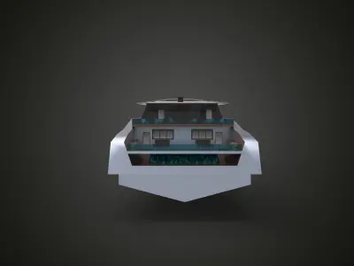 wally yacht monaco luxury yacht 3D model