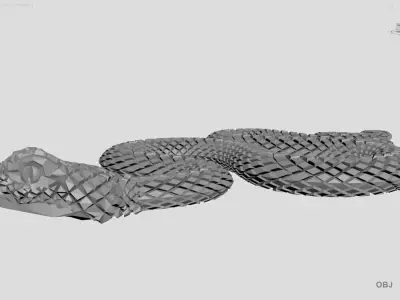 Snake 3D model shop