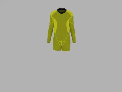 Sport Suit Low-poly 3D model