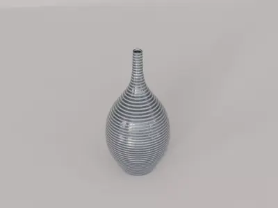 Earthenware Jug 01 Low-poly 3D model