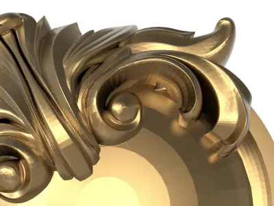  decorative pattern ready for 3D printing 3D model