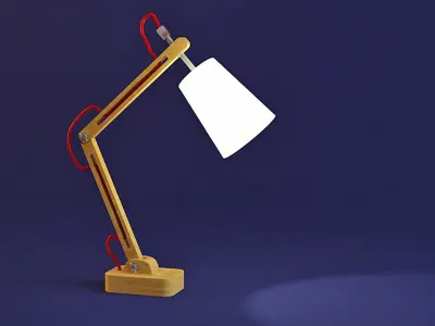 Silva Table Lamp by ZARA HOME 3D model