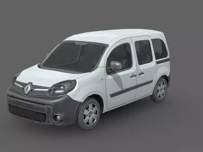 Renault Kangoo 2014 Low-poly 3D model
