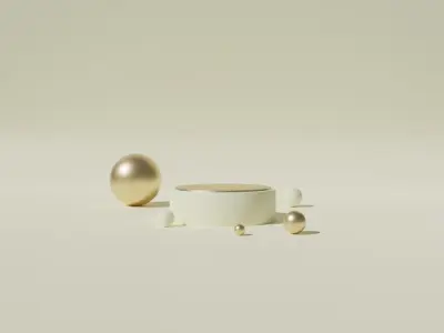 Free  minimal podium for product presentation Free 3D model