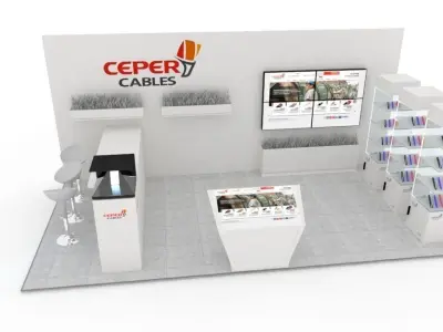 Stand for exhibition 3D model