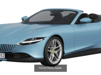 HQ cars collection 41 3D Model Pack