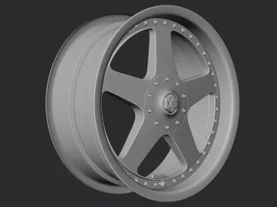 VeilSide Andrew V Wheels 3D model