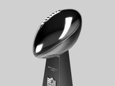 NFL Super Bowl-Vince Lombardi Trophy 3D model