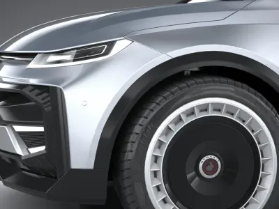 Generic Crossover v1 2023 LowPoly 3D model