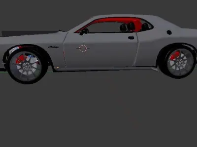 2012 Dodge Challenger SRT8 SRT Demon Concept Free 3D model