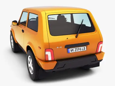 Compact SUV v 1 3D model