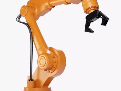 Industrial Robot Arm 3D model