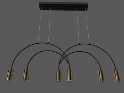 Celling Lamp Low-poly 3D model