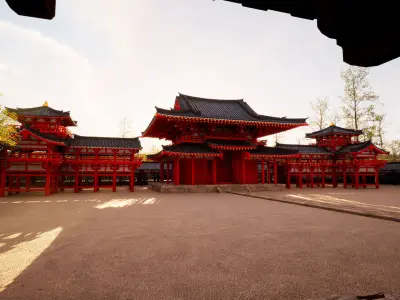 Japanese Temple Pack 3D model