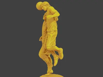 Soccer Player SP 031 032 3D print model