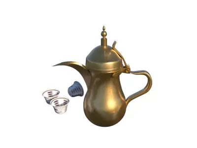 Arab Coffee Pot 3D model