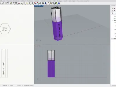 Fenty Beauty Makeup stick Match Stick luxury beauty packaging 3D model