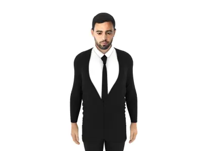 Bruno Fernandes Low-poly 3D model
