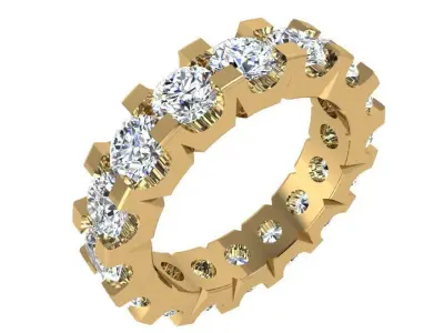 Eternity Band Ring 3770 3D print model