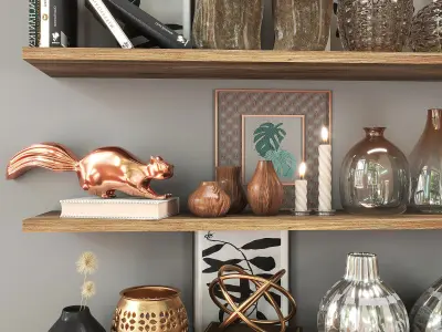 Decorative set 04 3D model