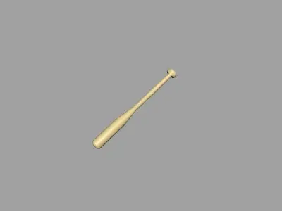 Baseball bat Free low-poly 3D model