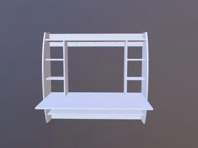 Wall Mounted Desk 3D model