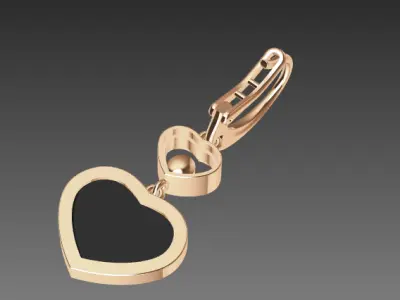 Chopard Earrings 3D print model