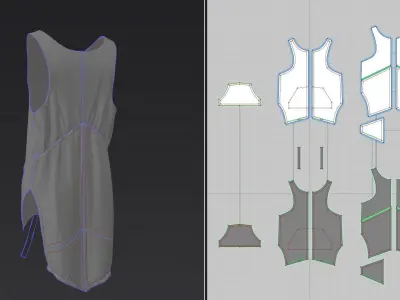 Puffer Tshirt 3D model
